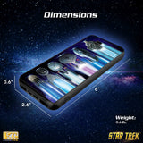 Star Trek SlimTriple Charging Power Bank with Ships of the Line Design - 10,000MAH