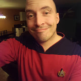 Star Trek The Next Generation Bluetooth Communicator Badge, TNG ComBadge, Delta