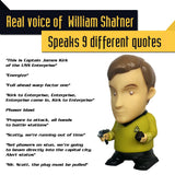 Star Trek: TOS - Captain Kirk Bluetooth® Figure Speaker with Sound Effects - Fametek Collectibles