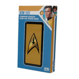 Star Trek Slim Triple Charging Power Bank With TOS Command Emblem - 10,000MAH