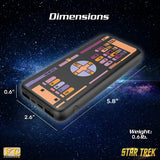 Star Trek TNG Slim 10,000mAh Triple Charging Power Bank With LCARS Design