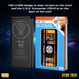 Star Trek TNG Slim 10,000mAh Triple Charging Power Bank With LCARS Design