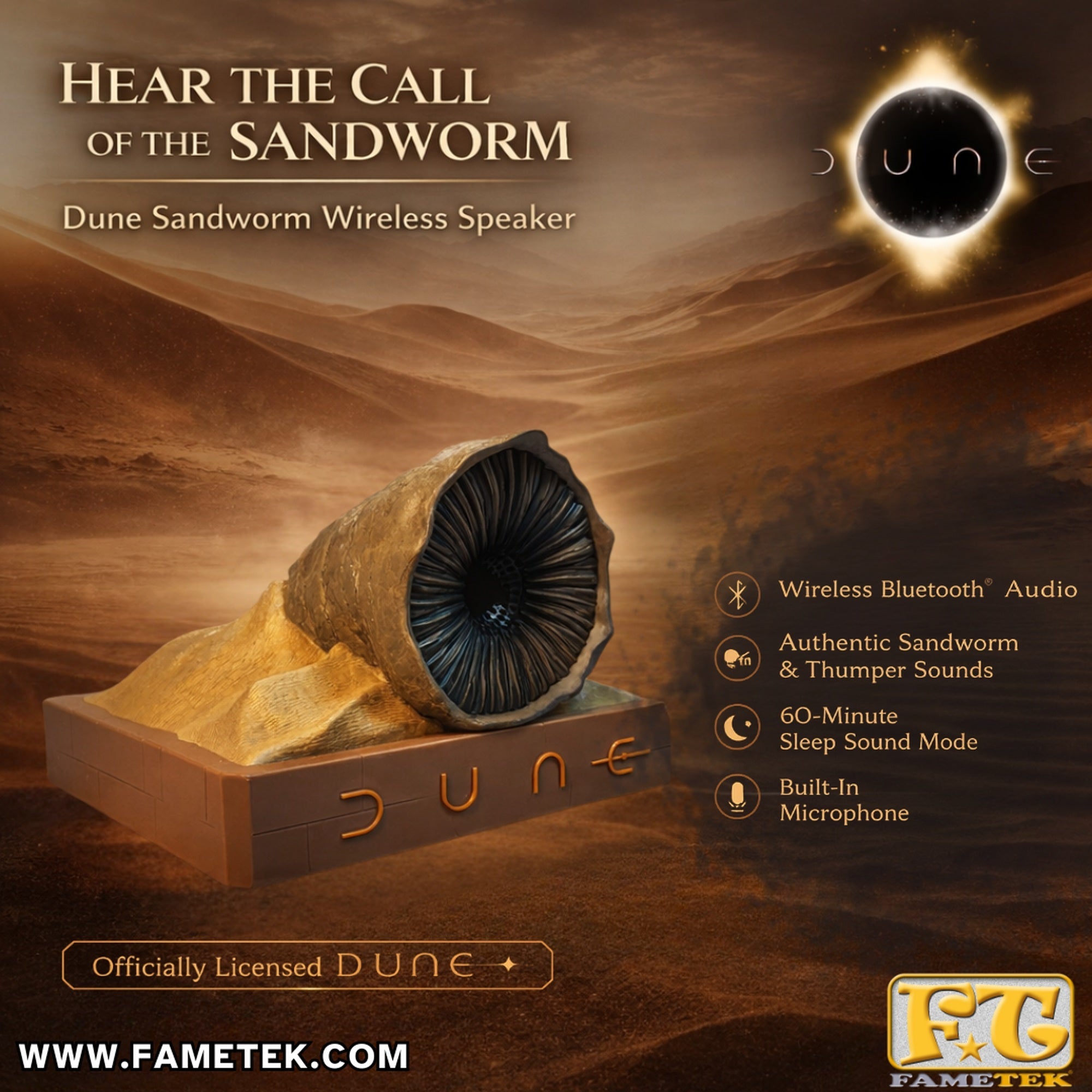 The NEW Dune Shai-Hulud Bluetooth Speaker