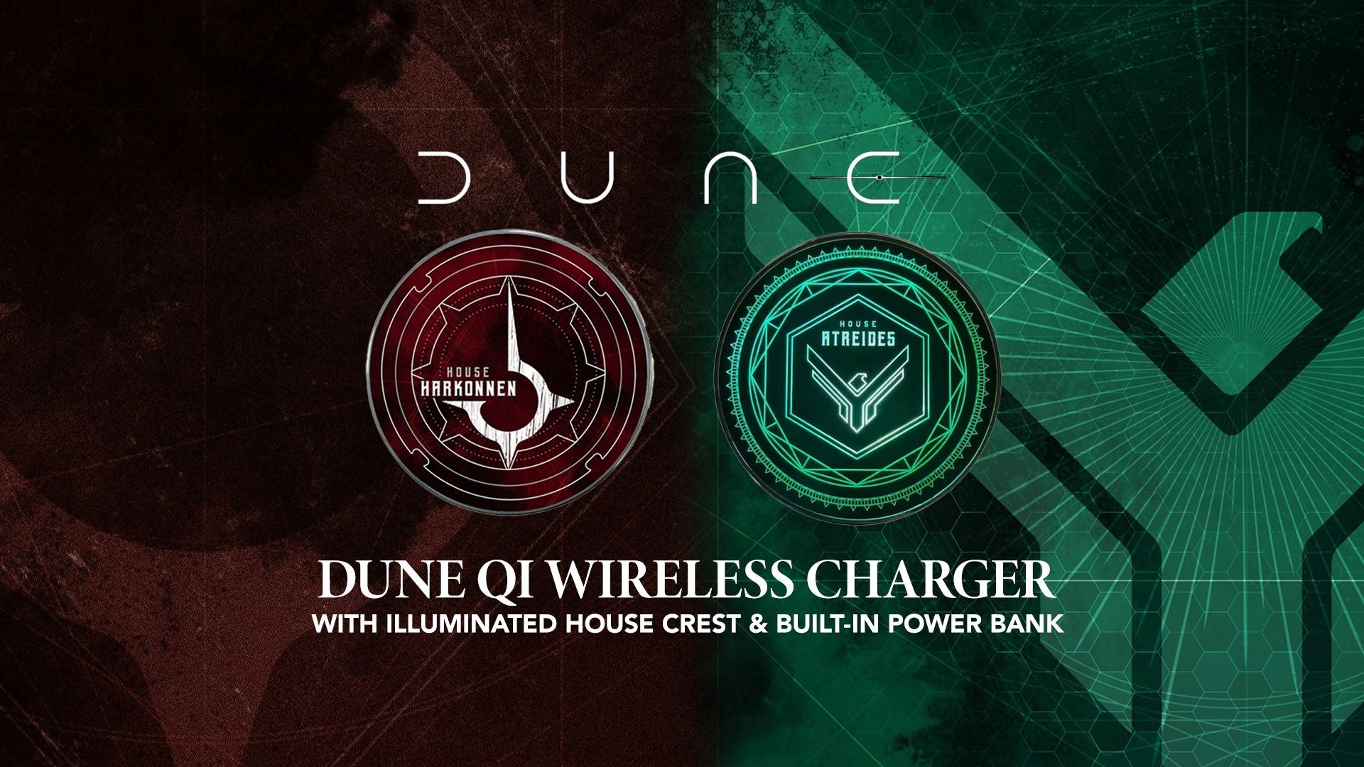 Experience the Power of Arrakis with our DUNE Qi Chargers!
