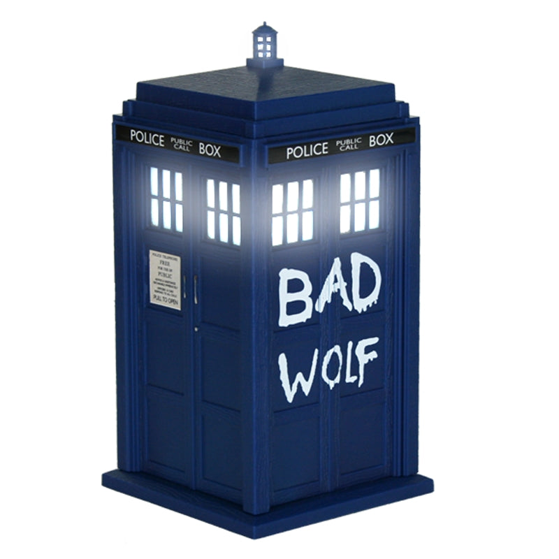 Doctor Who™ BAD WOLF TARDIS Bluetooth Speaker with Light & Sound Effects