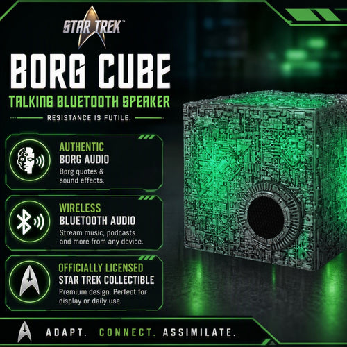 BUNDLE Star Trek™ Enterprise 1701-D & Borg Cube Bluetooth® Speaker Collection
