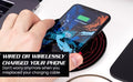 DUNE™ HARKONNEN QI WIRELESS CHARGER WITH ILLUMINATED HARKONNEN HOUSE CREST & BUILT-IN POWER BANK
