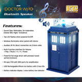 BUNDLE - Doctor Who Tardis Wireless Bluetooth Speaker with Doctor Who Tardis Qi Wireless Charger with Built in Powerbank