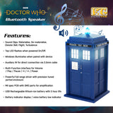 BUNDLE - Doctor Who Tardis Wireless Bluetooth Speaker and Doctor Who Weeping Angel Qi Wireless Charger with Built in Powerbank
