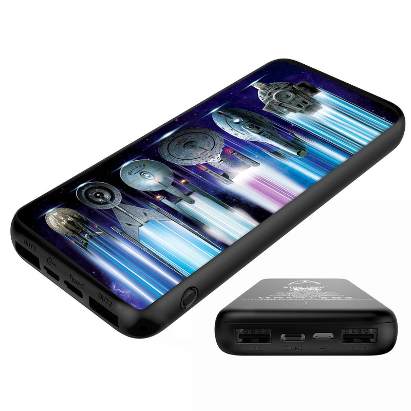 Star Trek™ Ships of the Line Slim 10,000mAh Triple Charging Power Bank