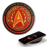 BUNDLE - Star Trek TNG Bluetooth ComBadge, with Starfleet Academy Qi Charger