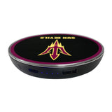 Arizona State University Qi Wireless Charger With Illuminated Sun Devils Logo & Built-In Power bank