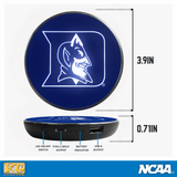 Duke University Qi Wireless Charger With Illuminated Blue Devils Logo & Built-In Power bank