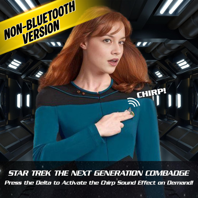 Star Trek: The Next Generation™ Chirping ComBadge (Non-Bluetooth)