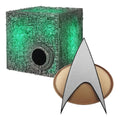 BUNDLE: STAR TREK™: THE NEXT GENERATION CHIRPING COMMUNICATOR BADGE & BORG CUBE BLUETOOTH® SPEAKER