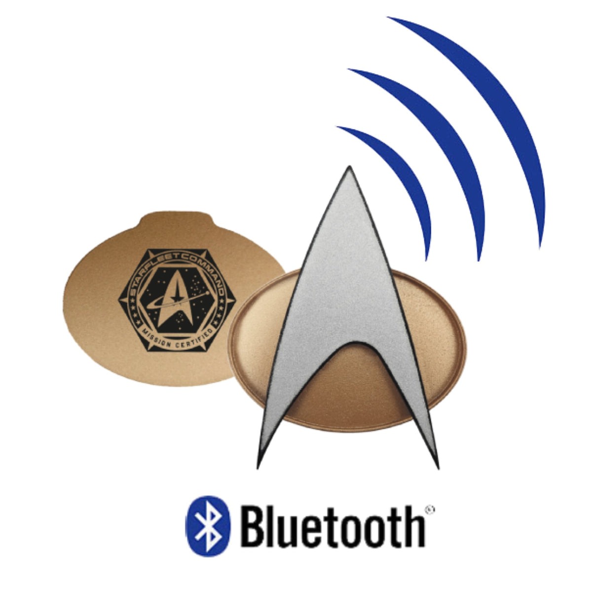 BUNDLE: STAR TREK™: THE NEXT GENERATION BLUETOOTH® COMBADGE & BORG CUBE BLUETOOTH® SPEAKER