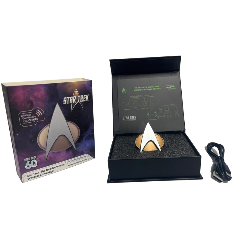 BUNDLE: STAR TREK™: THE NEXT GENERATION BLUETOOTH® COMBADGE & BORG CUBE BLUETOOTH® SPEAKER