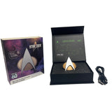 BUNDLE Star Trek The Next Generation Bluetooth ComBadge, with Star Trek BORG CUBE Bluetooth Speaker