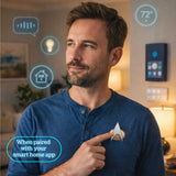 Star Trek The Next Generation Wireless Communicator Badge, 2026 Version TNG ComBadge Delta