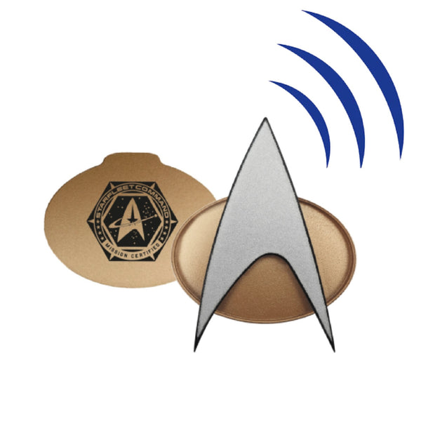 Star Trek The Next Generation Wireless Communicator Badge, 2026 Version TNG ComBadge Delta