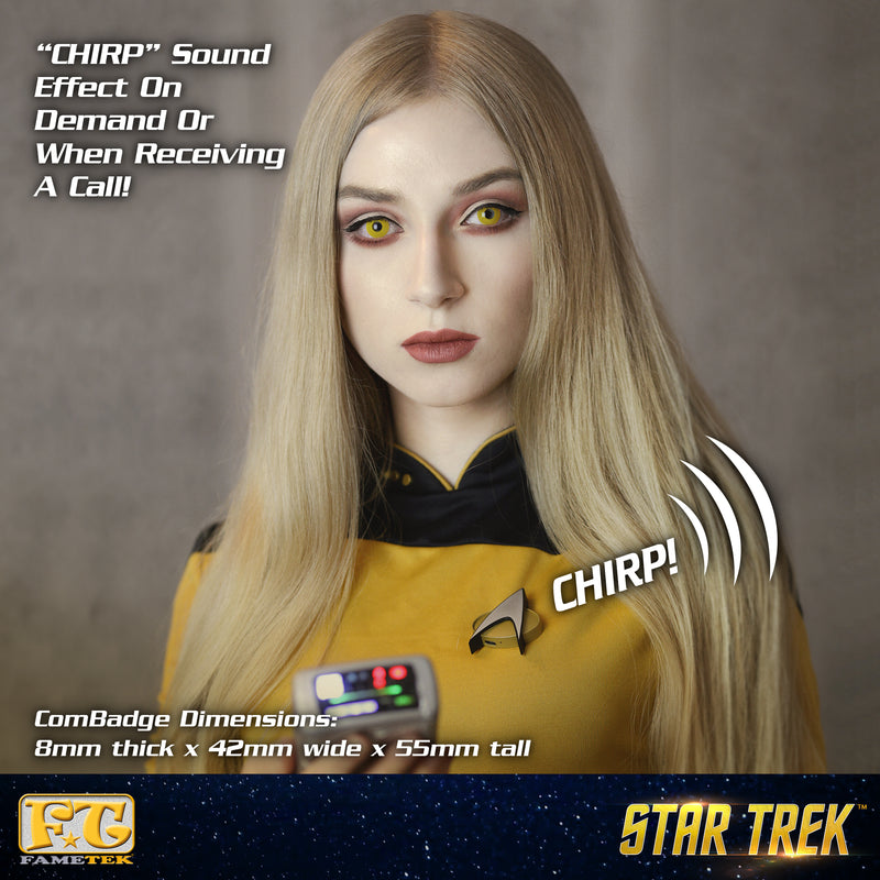 BUNDLE: STAR TREK™: THE NEXT GENERATION BLUETOOTH® COMBADGE & BORG CUBE BLUETOOTH® SPEAKER