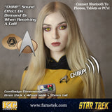 BUNDLE - Star Trek TNG Bluetooth ComBadge, with Starfleet Academy Qi Charger