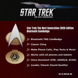 BUNDLE Star Trek The Next Generation Bluetooth ComBadge, with Star Trek BORG CUBE Bluetooth Speaker