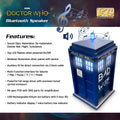 Doctor Who™ Bad Wolf TARDIS Bluetooth Speaker with Light & Sound Effects