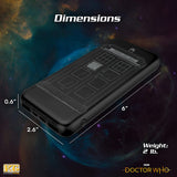 Doctor Who Slim 10,000mAh Triple Charging Power Bank With TARDIS Design