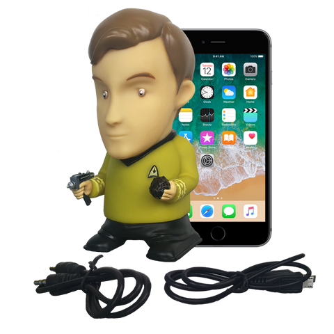 Star Trek: TOS - Captain Kirk Bluetooth® Figure Speaker with Sound Effects - Fametek Collectibles