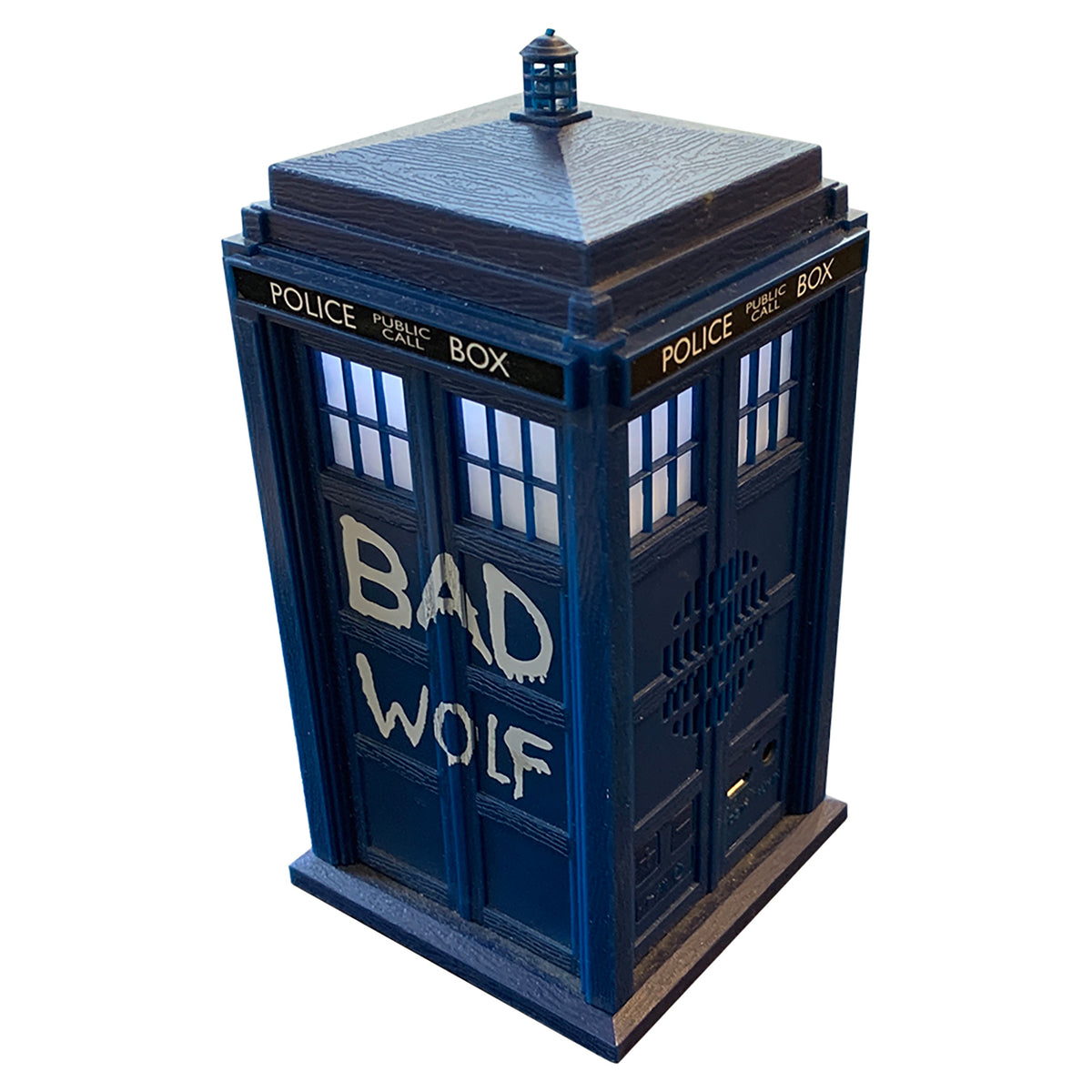 Doctor Who™ Bad Wolf TARDIS Bluetooth Speaker with Light & Sound Effects