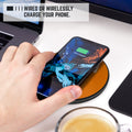 University of Tennessee Qi Wireless Charger With Illuminated Volunteers Logo & Built-In Power bank
