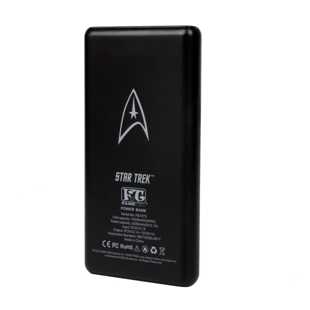 Star Trek Slim Triple Charging Power Bank With TOS Command Emblem - 10,000MAH