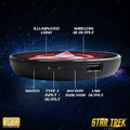 Star Trek Qi Wireless Charger With Illuminated Klingon Emblem & Built-In Power bank