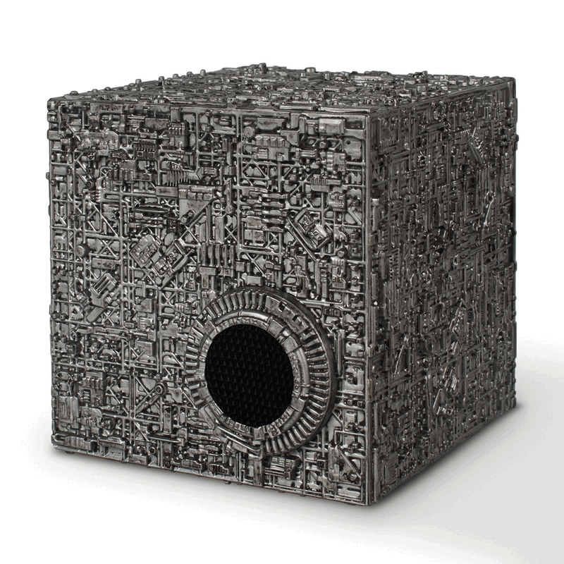 Star Trek™ Borg Cube Bluetooth Speaker with Green Illumination & Sound Effects