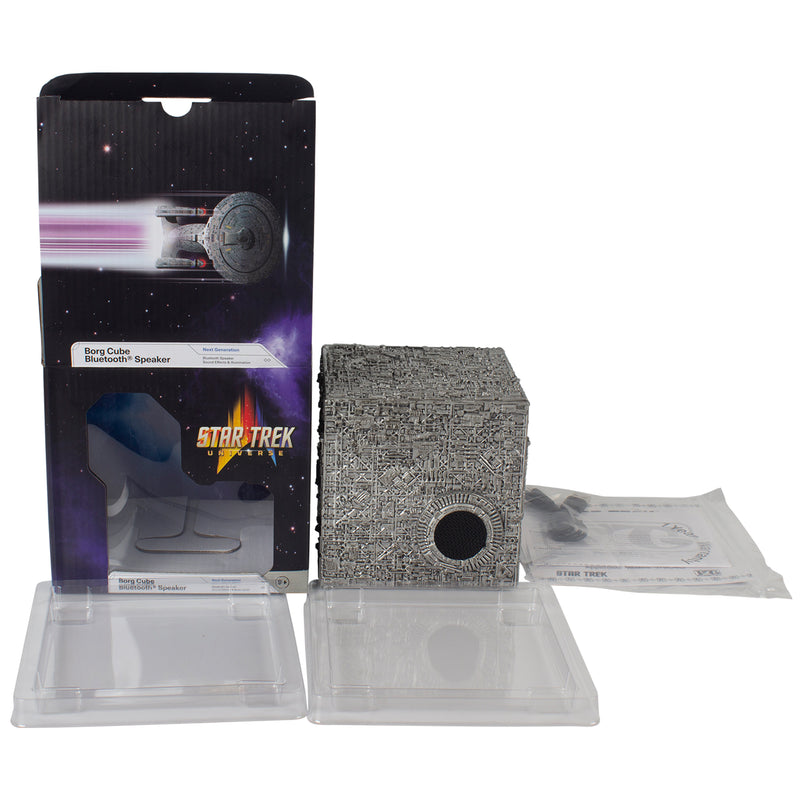 Star Trek™ Borg Cube Bluetooth Speaker with Green Illumination & Sound Effects